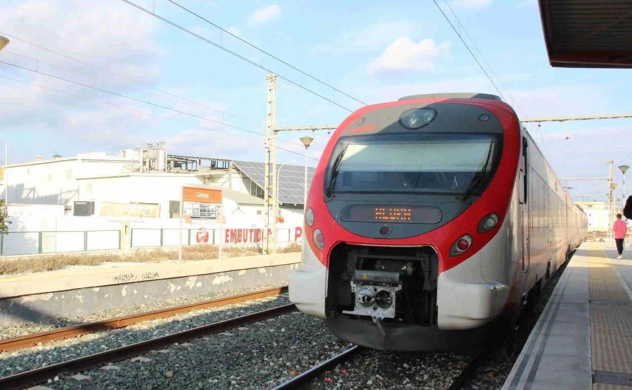 Restablecida la circulación de trenes entre Pizarra y Álora tras el